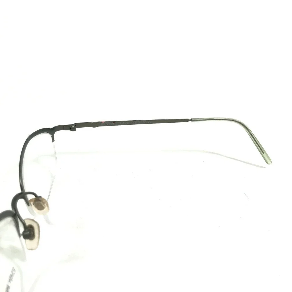 Emporio Armani Eyeglasses Frames 144 1216 Gray Round Half Rim 50-19-135